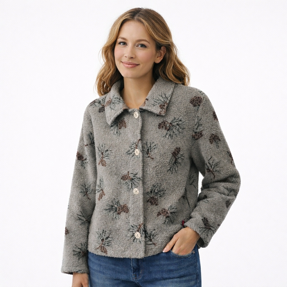 Woolrich Women's Gray Patterned Jacket - image 1